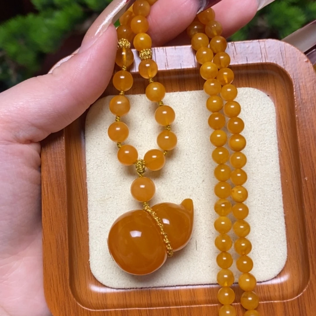 【闪购商品】蜜蜡颈饰未镶嵌项链