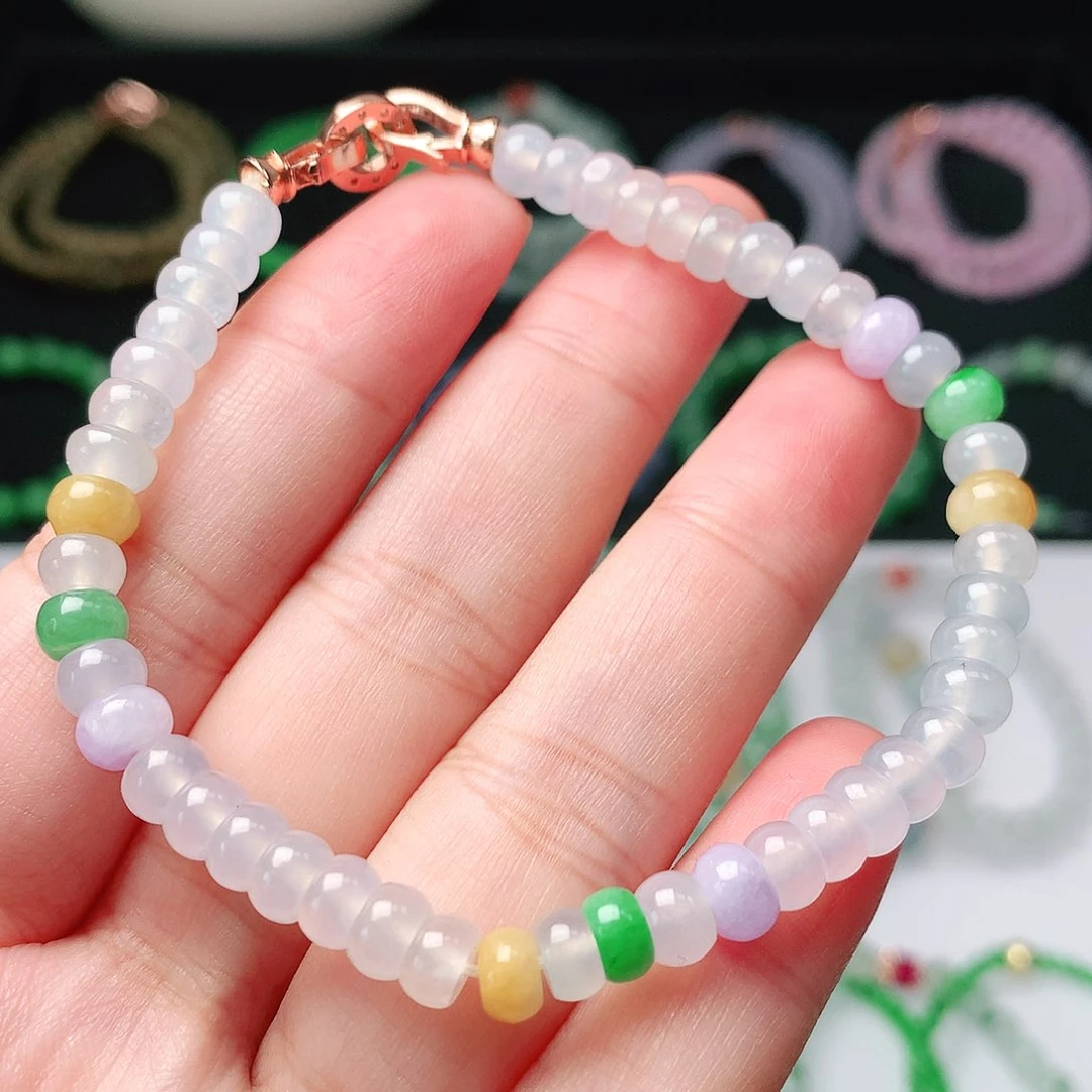 未镶嵌手链翡翠翡翠