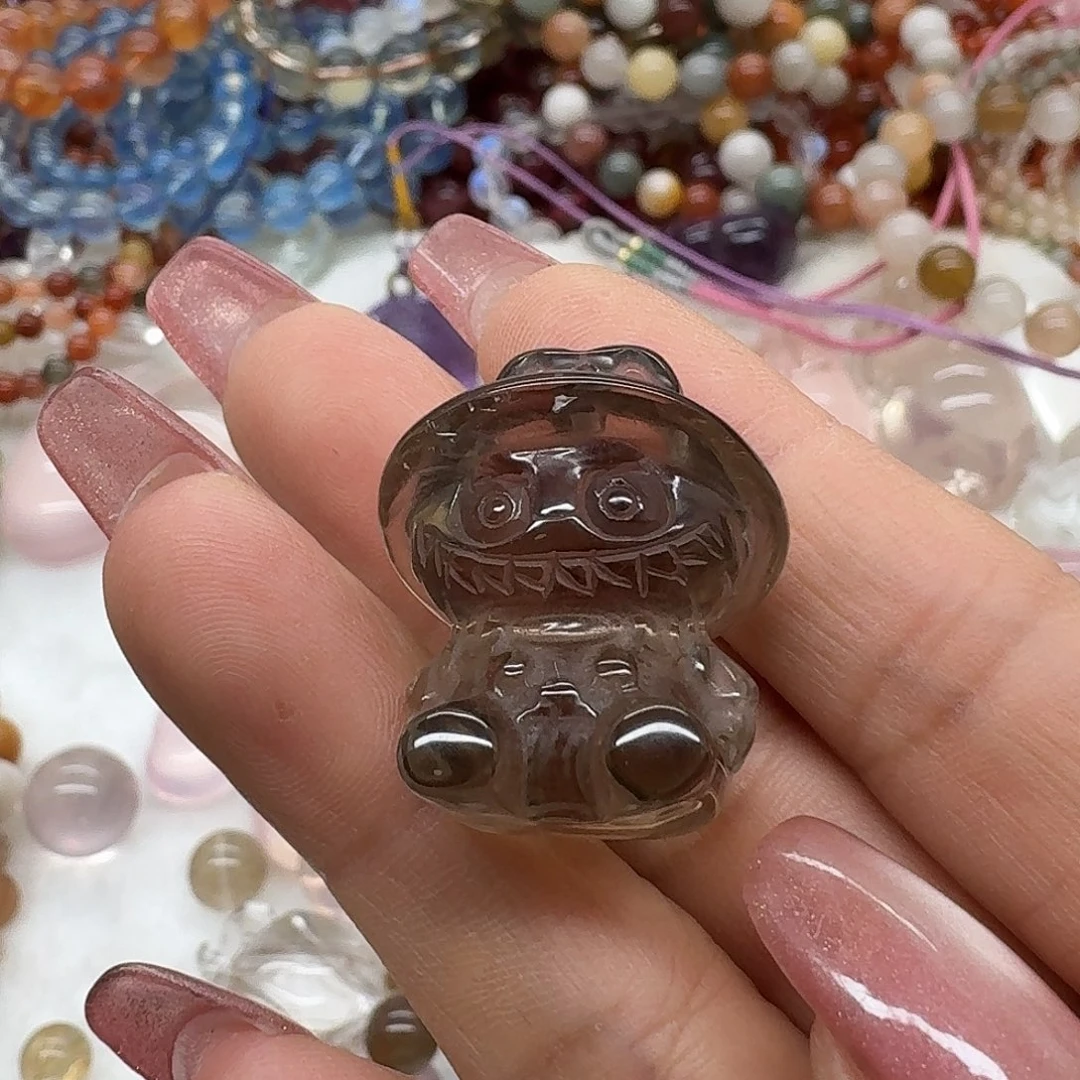 水晶珠宝半成品未镶嵌山*