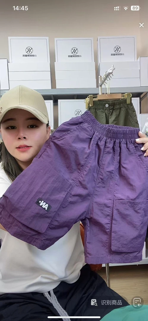 AN夏季休闲风短裤男休闲裤韩版夏款中短裤