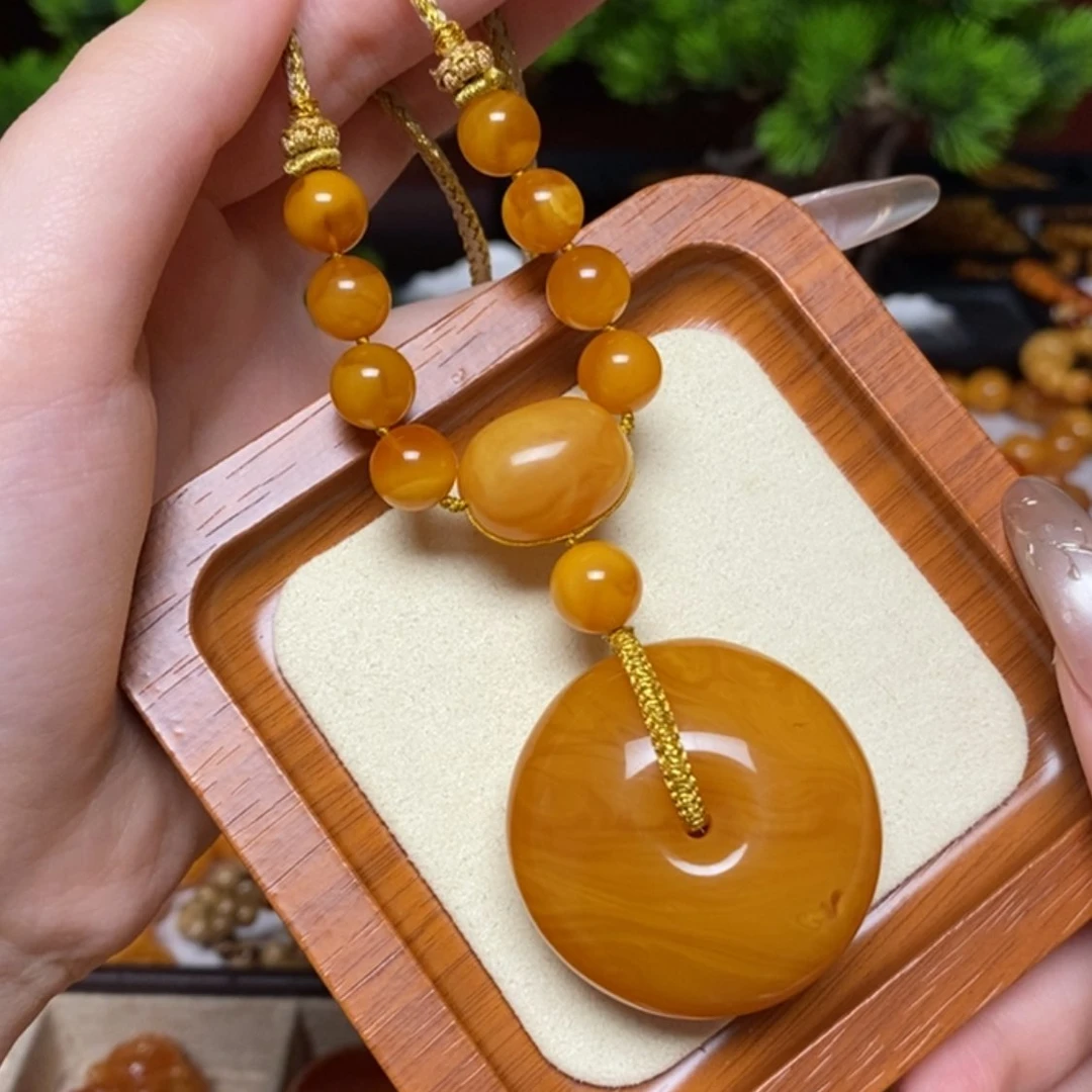 【闪购商品】蜜蜡项链未镶嵌项链