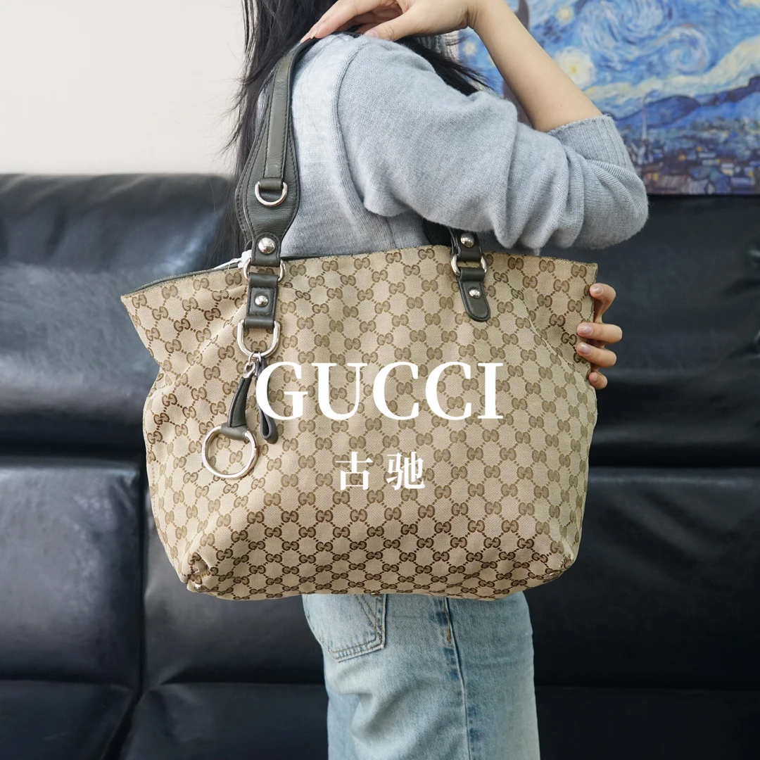 95新 GUCCI/古驰 老花单肩包/F3ER10627070/7070