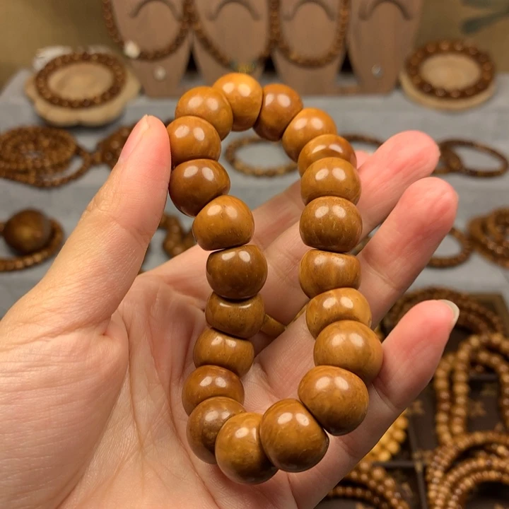 果皮天然库克精挑大肠卡15单圈手串