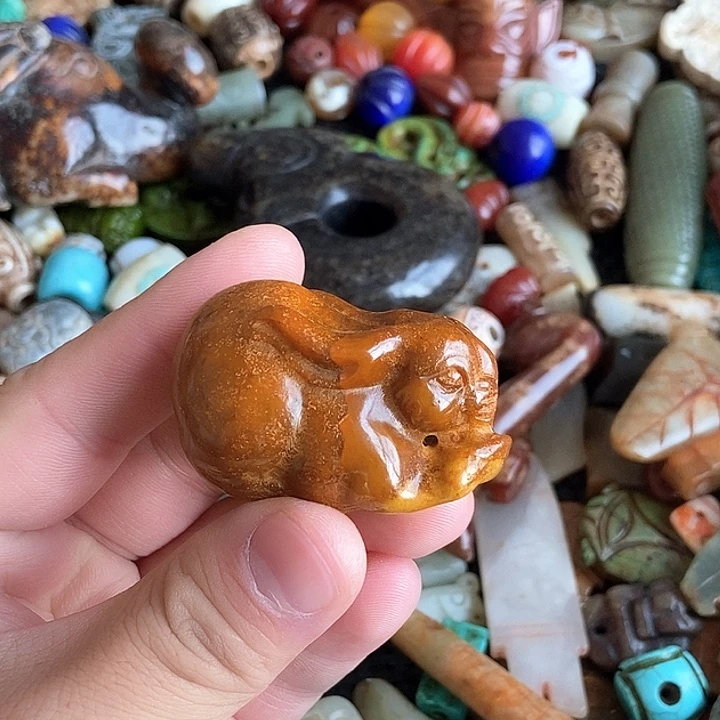 和田玉未镶嵌颈饰118