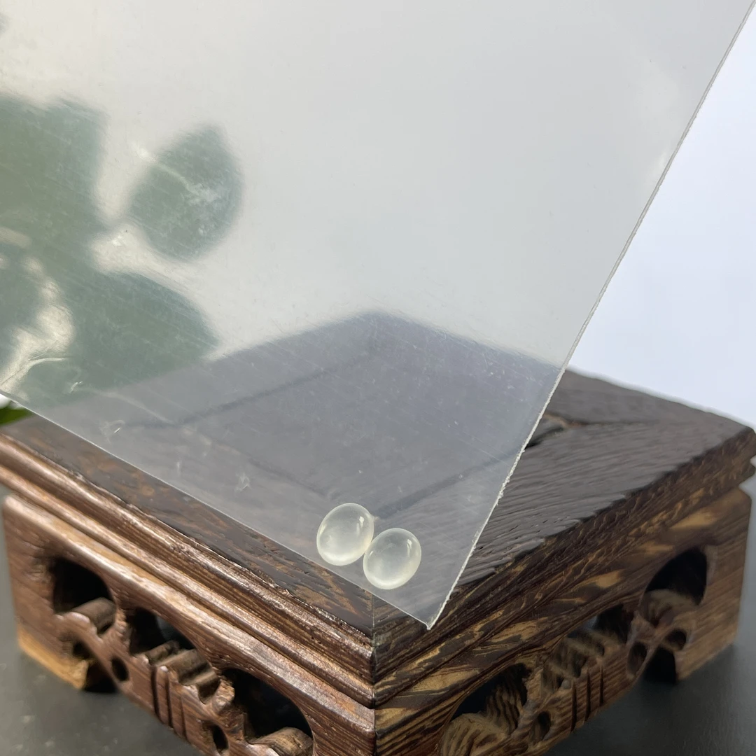 JXB25-50    天然缅甸A货翡翠   翡翠蛋面一对