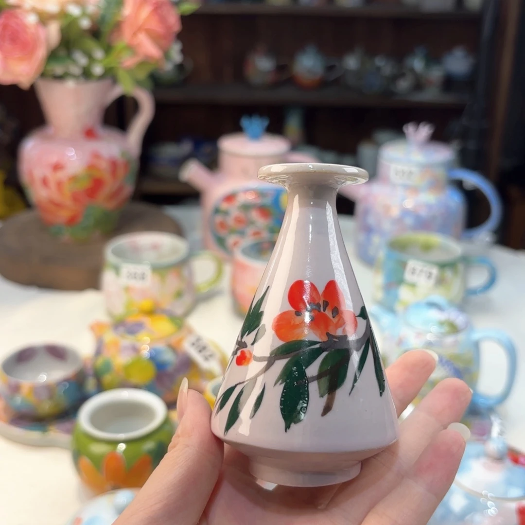 景德镇手绘高温釉下彩陶瓷茶具