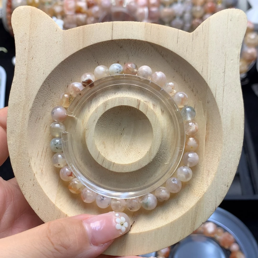 玛瑙/玉髓手链未镶嵌卡6