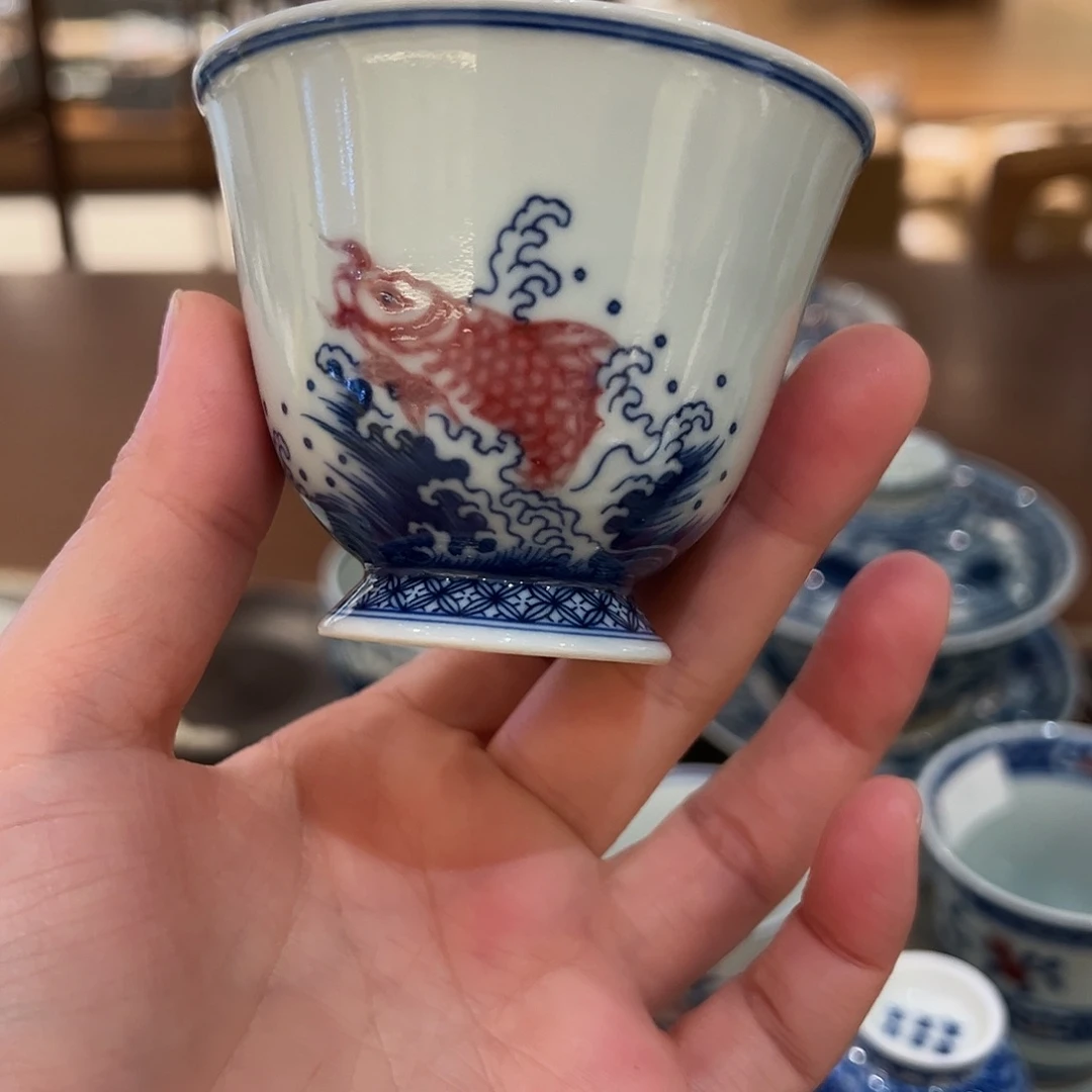 微瑕臻玉古坊原矿釉里红