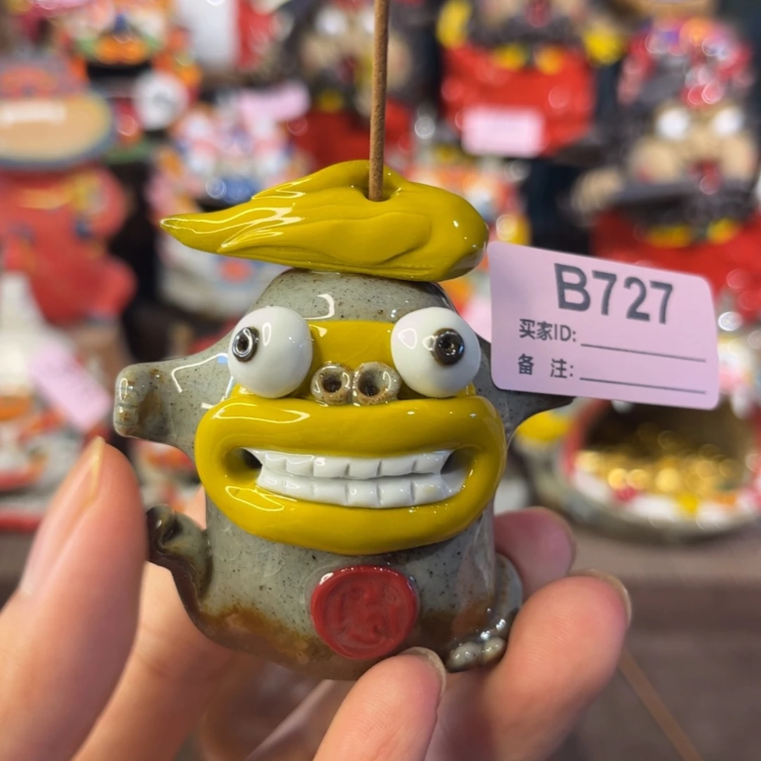 泥塑纯手工茶宠摆件