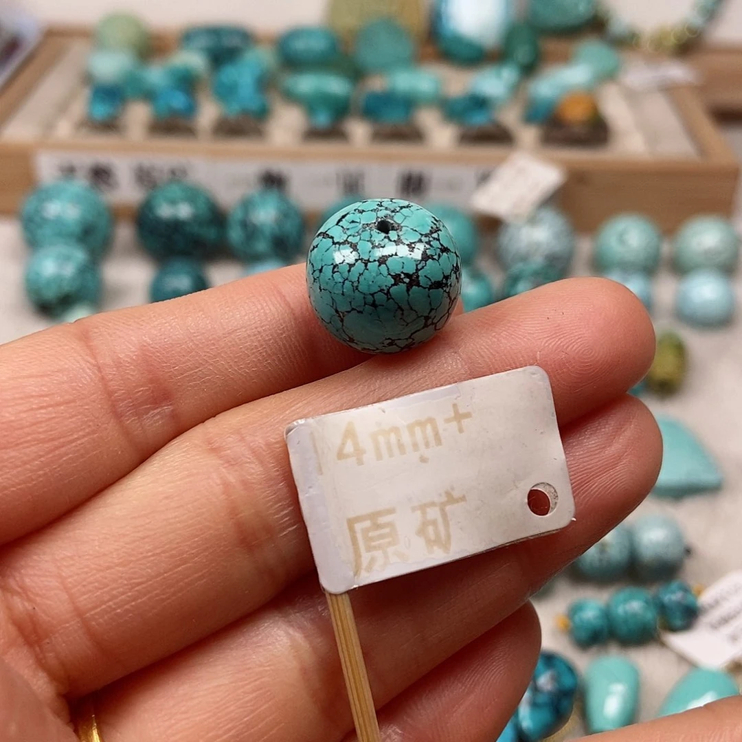 未镶嵌绿松石珠宝半成品