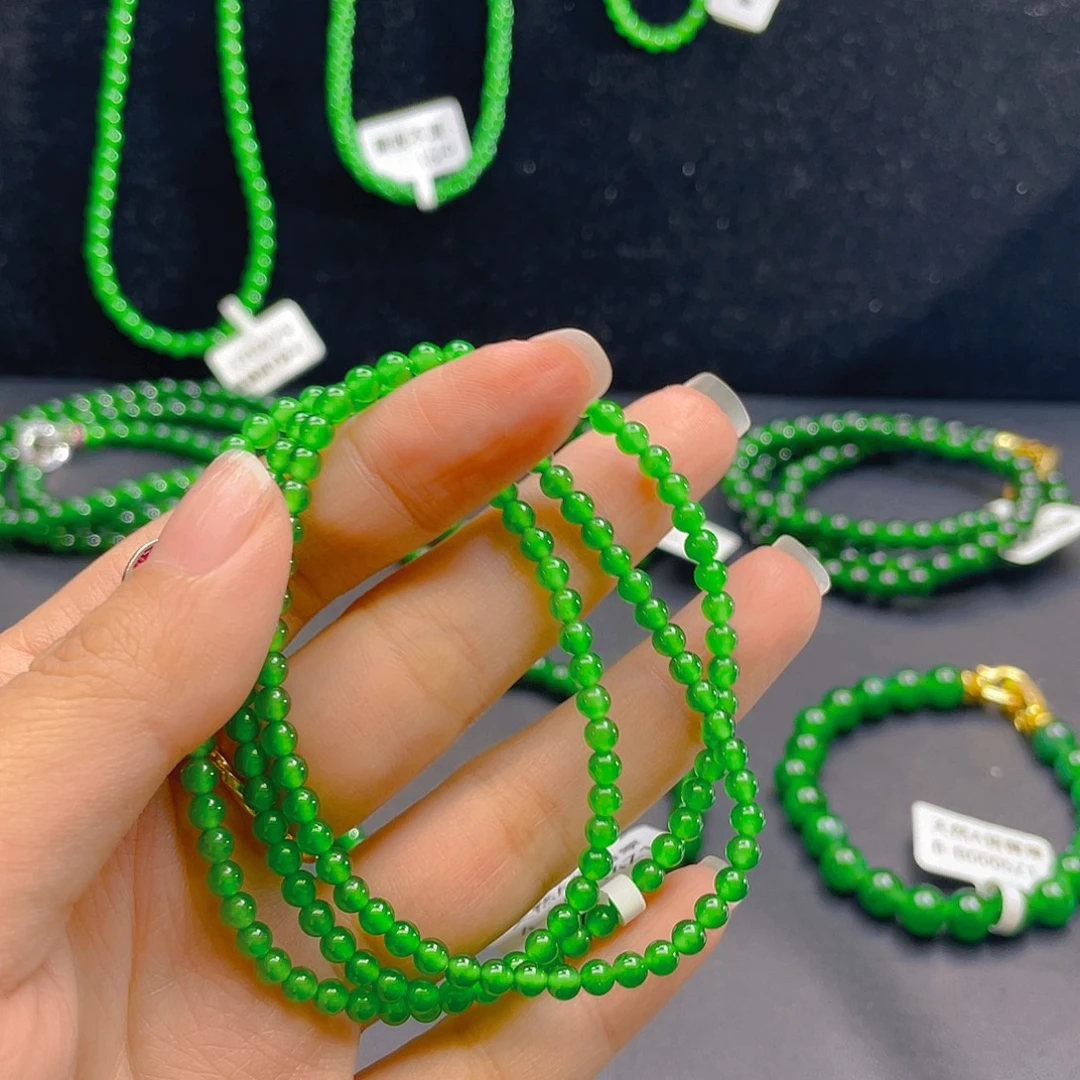 翡翠未镶嵌颈饰