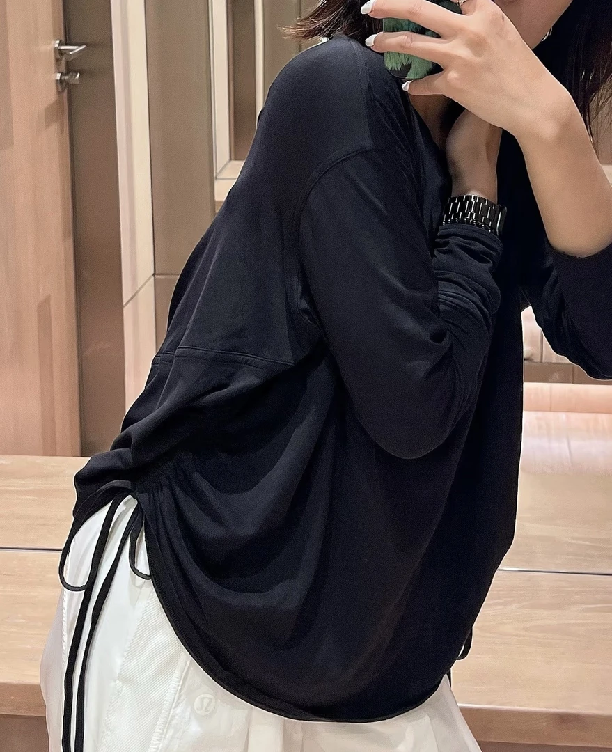 【抽绳长袖】Side-Cinch双侧抽绳长袖T恤