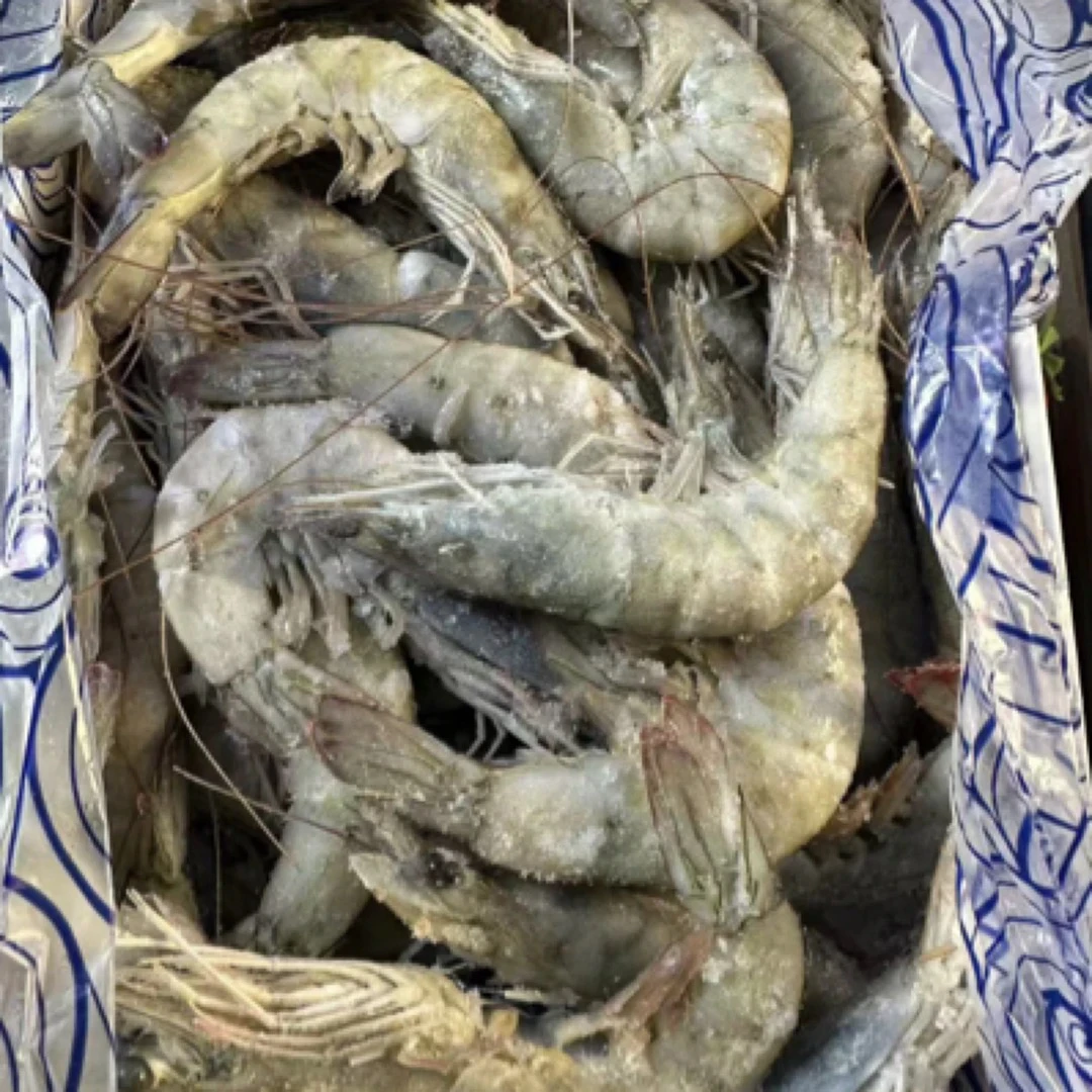 盐冻王牌大虾3040 净重约3斤