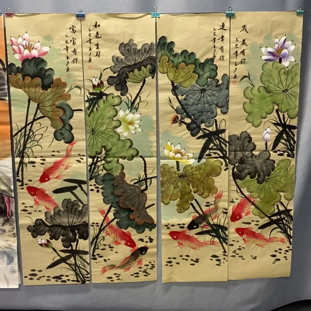 国画用****7尺寸140✖️35一套四张