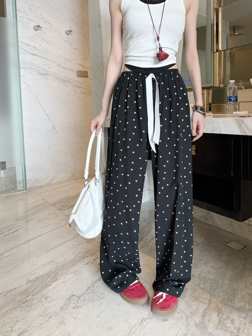 夏季女士莱赛尔棉绸凉凉裤