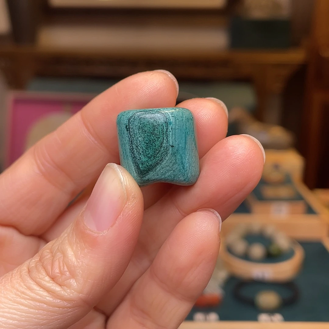 孔雀石发饰未镶嵌W**e