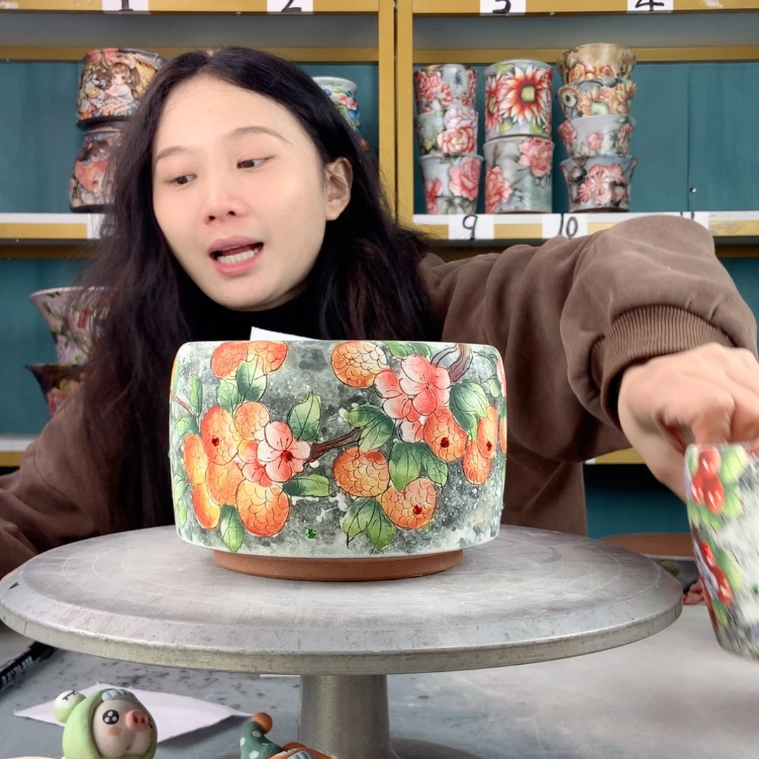 罐景德镇手工瑕疵339