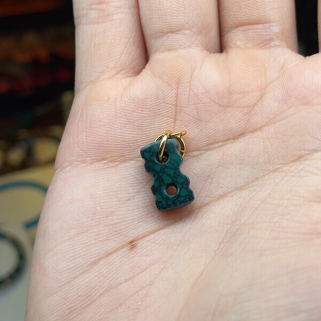 D***·DIY玻璃绿网花侧挂加环