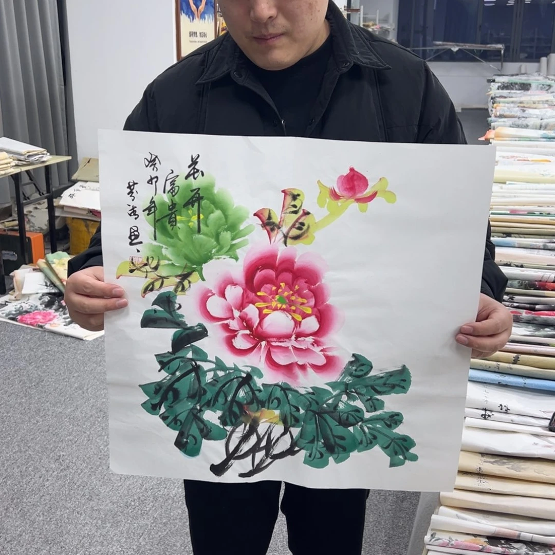 国画卖字画的小老板