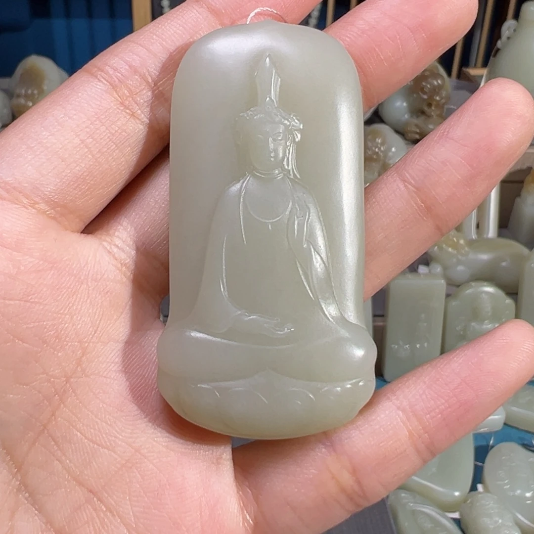 和田玉（糖玉）未镶嵌颈饰