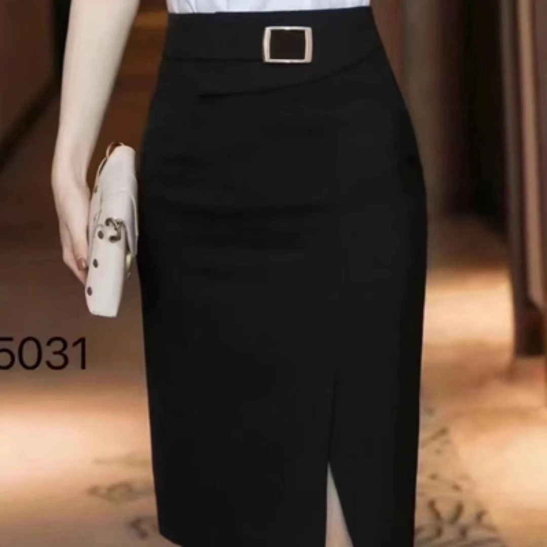 5031新款显瘦半身裙百搭a字裙高端