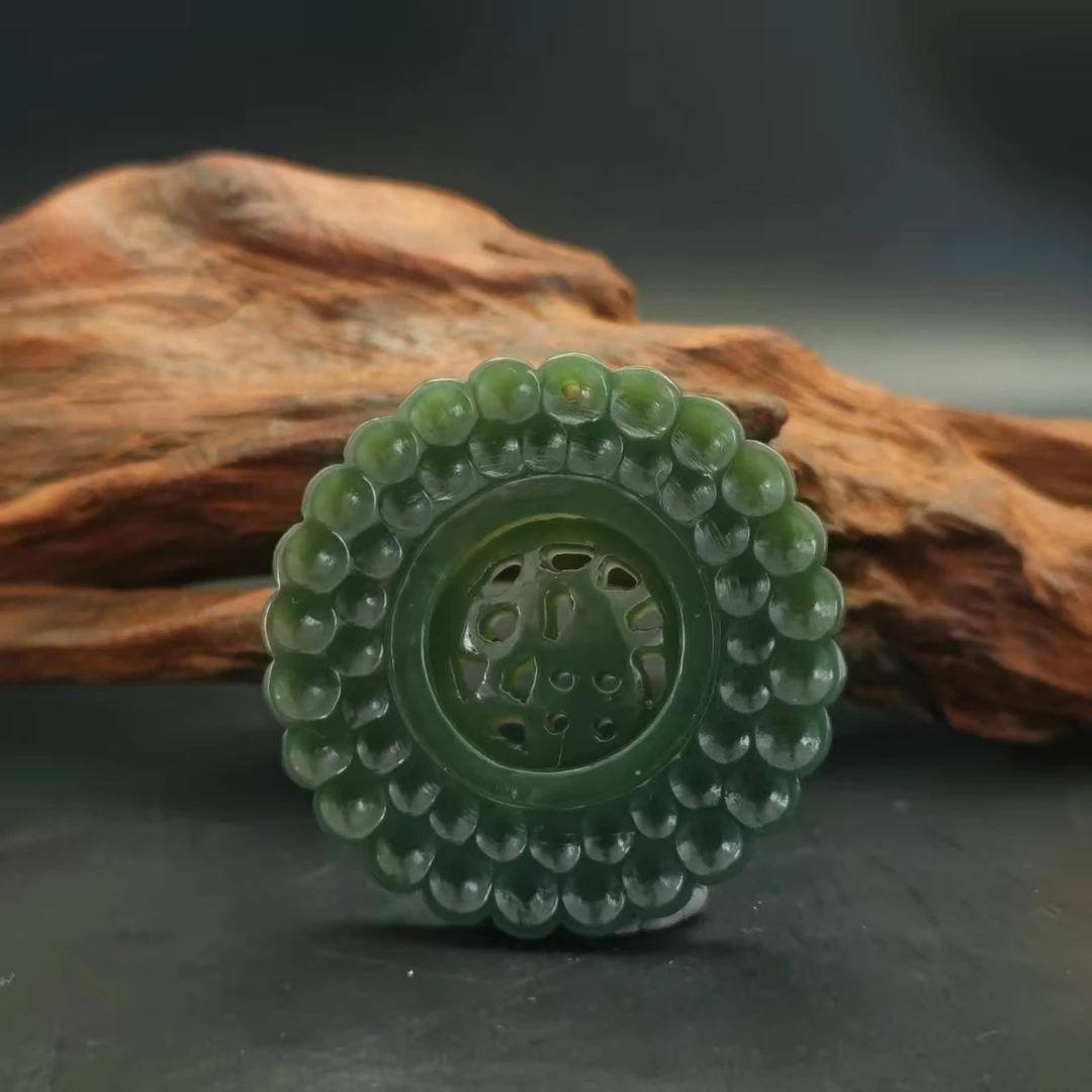 M和田玉时来运转吊坠2606