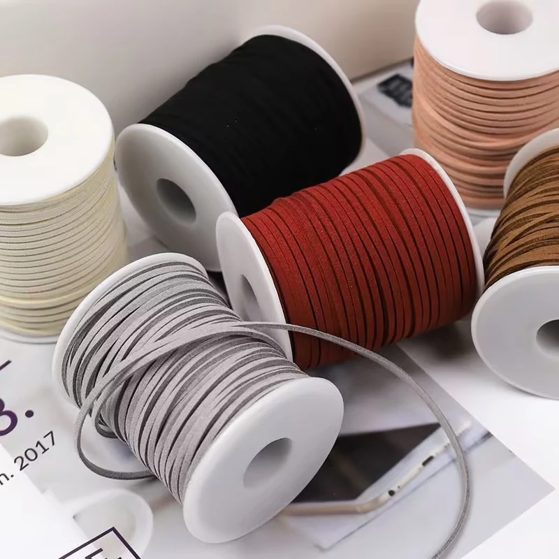 皮质手链 2mm 牛皮绳 彩色款手工 DIY 手链编织绳 饰品配件通用