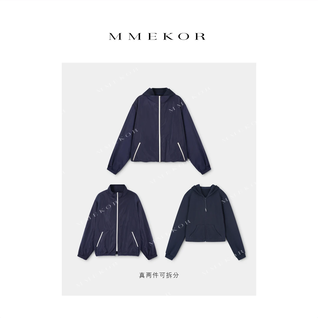 MMEKOR“候鸟日记”外套 2025新款秋款摩登街头时髦两件套 30297
