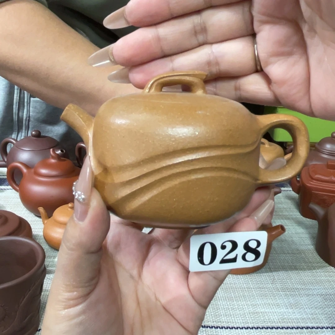 紫砂茶杯宜兴原矿紫砂精品手工