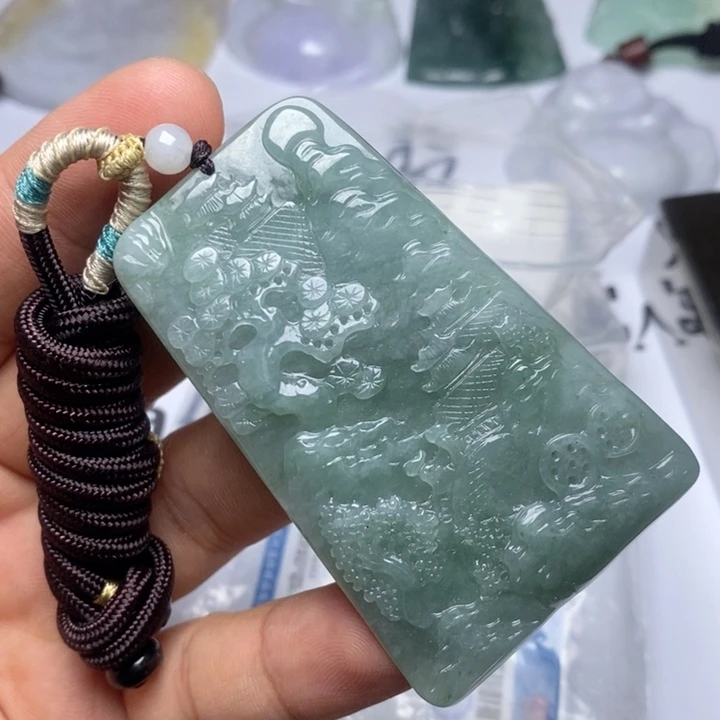 颈饰未镶嵌翡翠专****酸翡翠