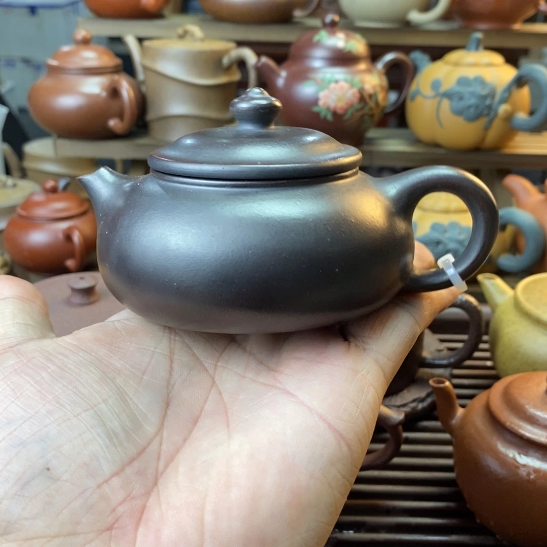 茶壶紫砂宜兴紫砂壶qq160cc