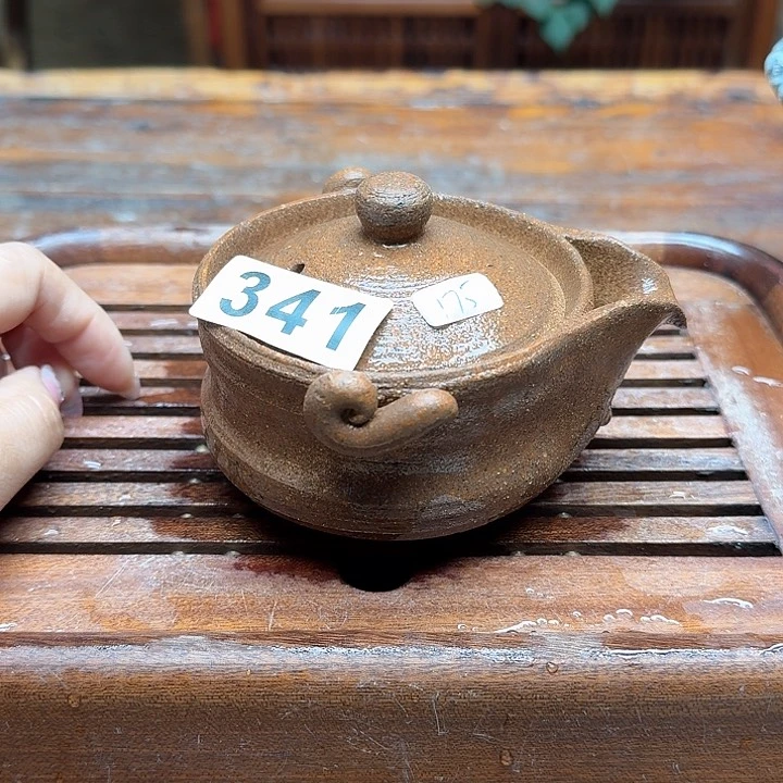 纯手工制作粗陶茶具