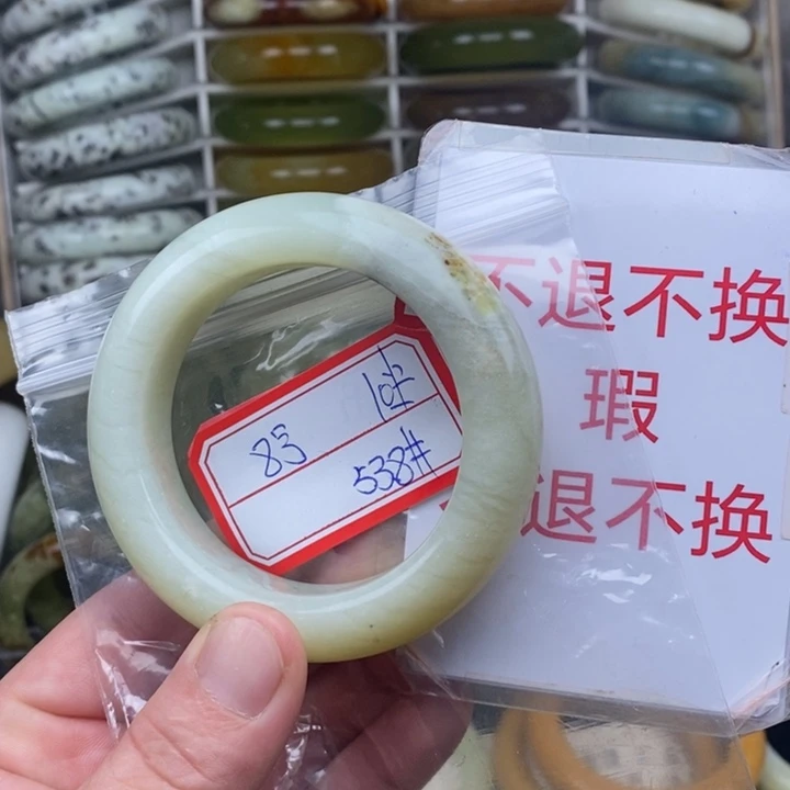 未镶嵌蛇纹石玉手绳