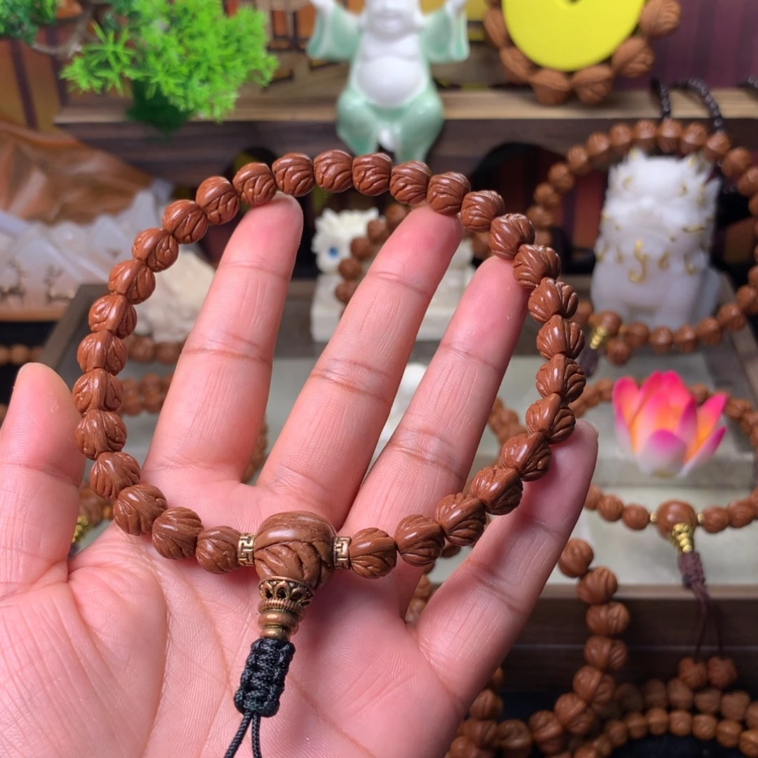 抱***i吊坠桃核双脊龙手持10