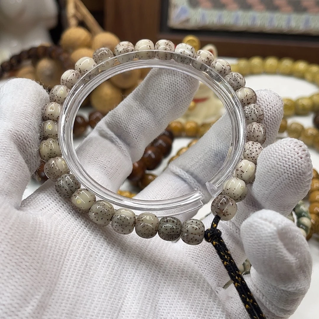 悲***欢星月菩提吊坠8南瓜珠