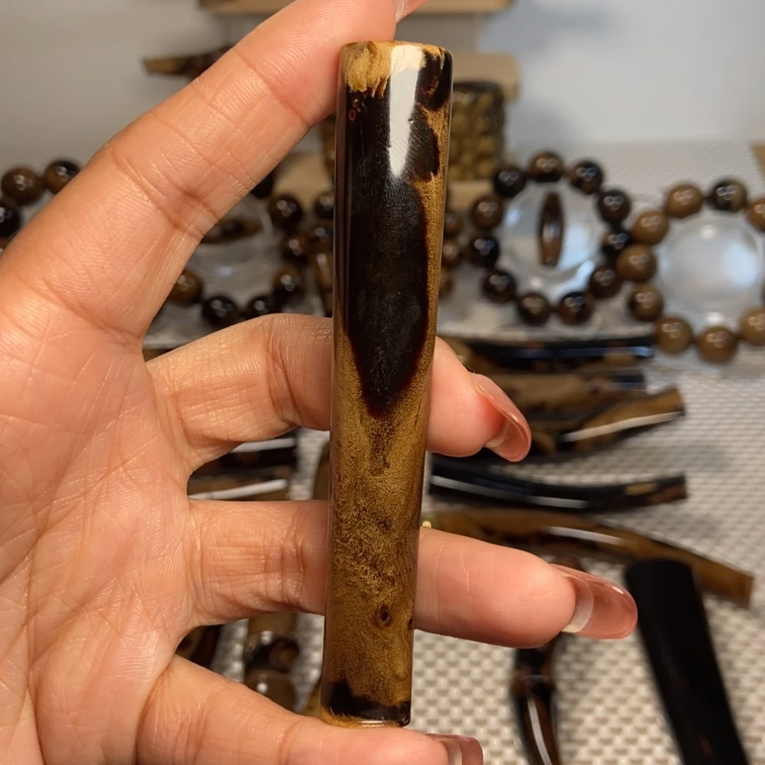 木学***装烟嘴25克粗细通用好看黄多