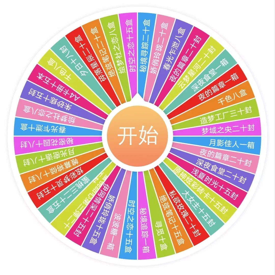 《五一宠粉大转盘》卡牌盲盒默认代拆！