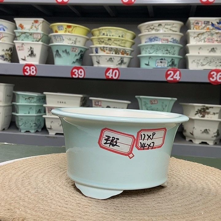 紫砂紫砂花盆9632