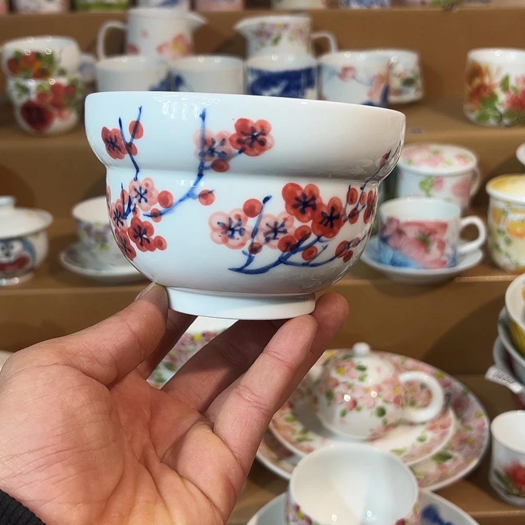 陶瓷景德镇手工手绘陶瓷5寸手工葫芦碗