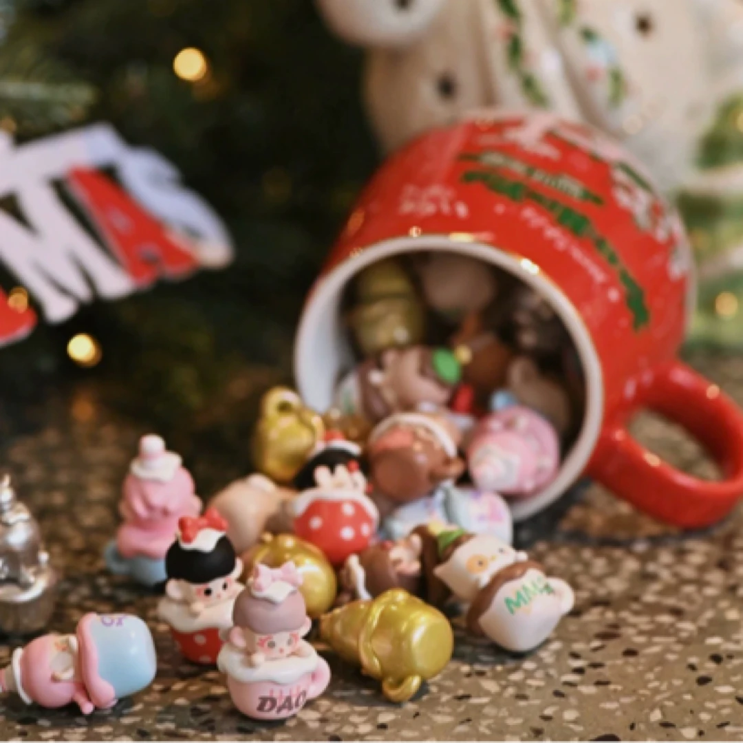 三丽鸥TOPTOY  MMS冬日暖心杯盲盒可爱礼物潮玩萌粒倒倒礼品