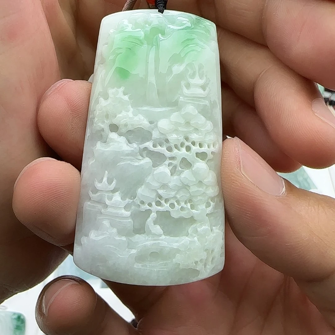 翡翠未镶嵌颈饰翡翠