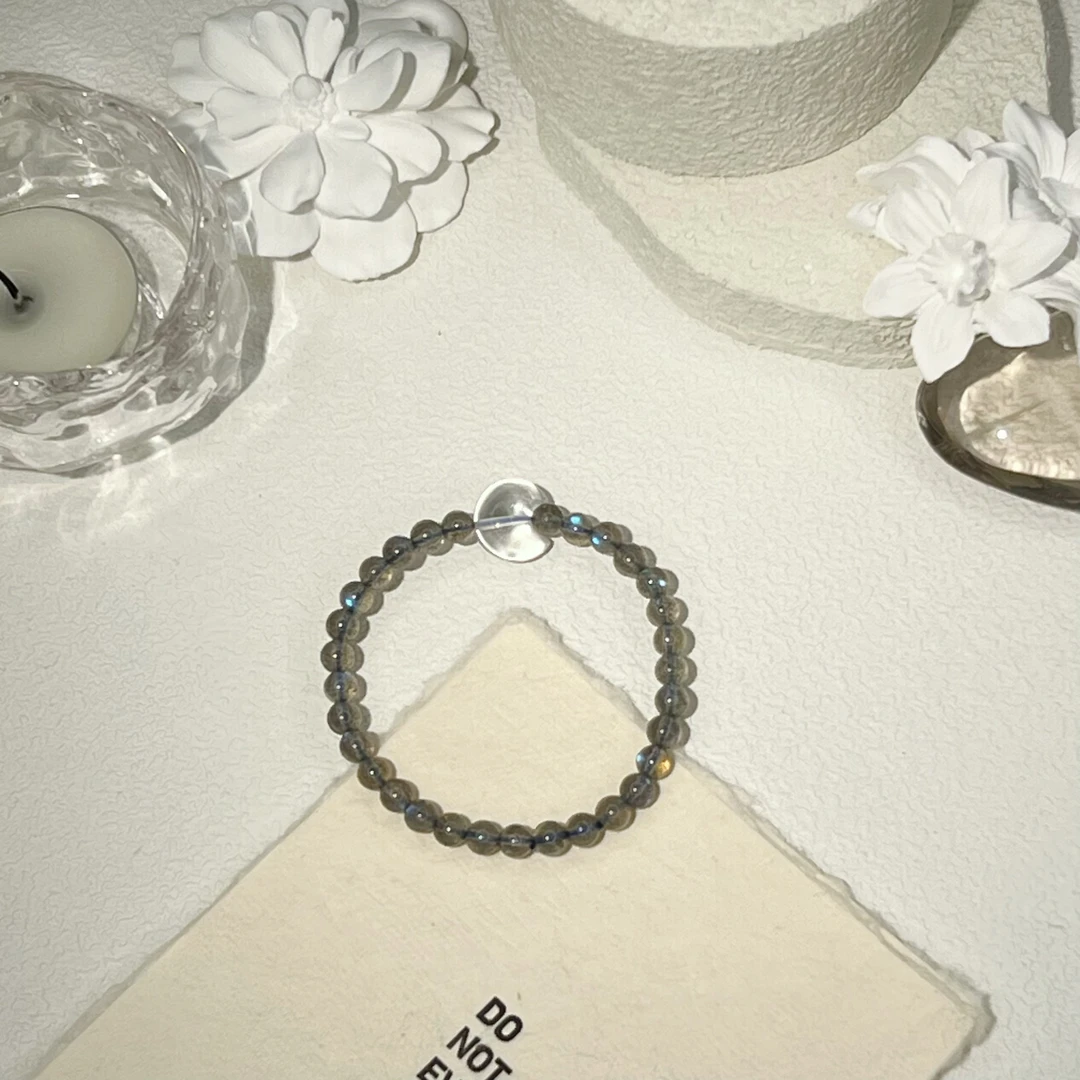 【】TGS天然水晶手串原创设计 多样性发其一颜色微差 K265