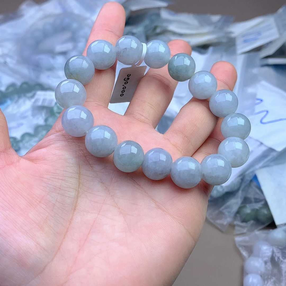 未镶嵌手串定制翡翠