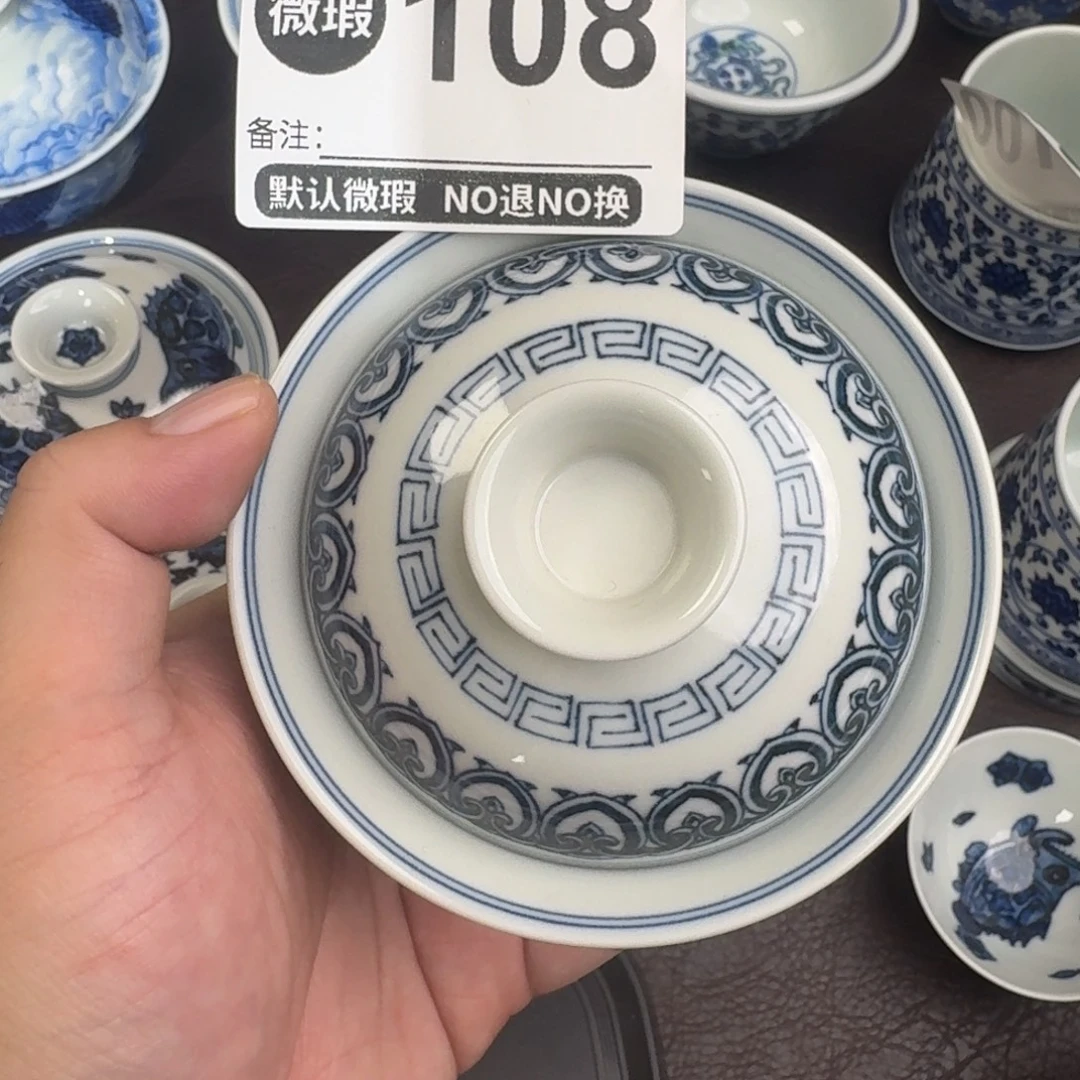 陶瓷杯子纯手工手绘瓷瓷不合缝