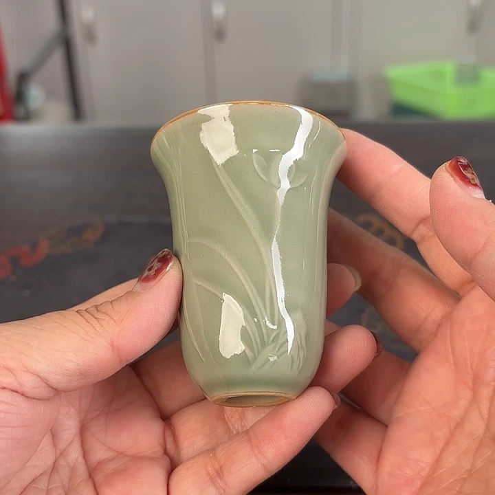 龙泉云间青瓷小米茶器