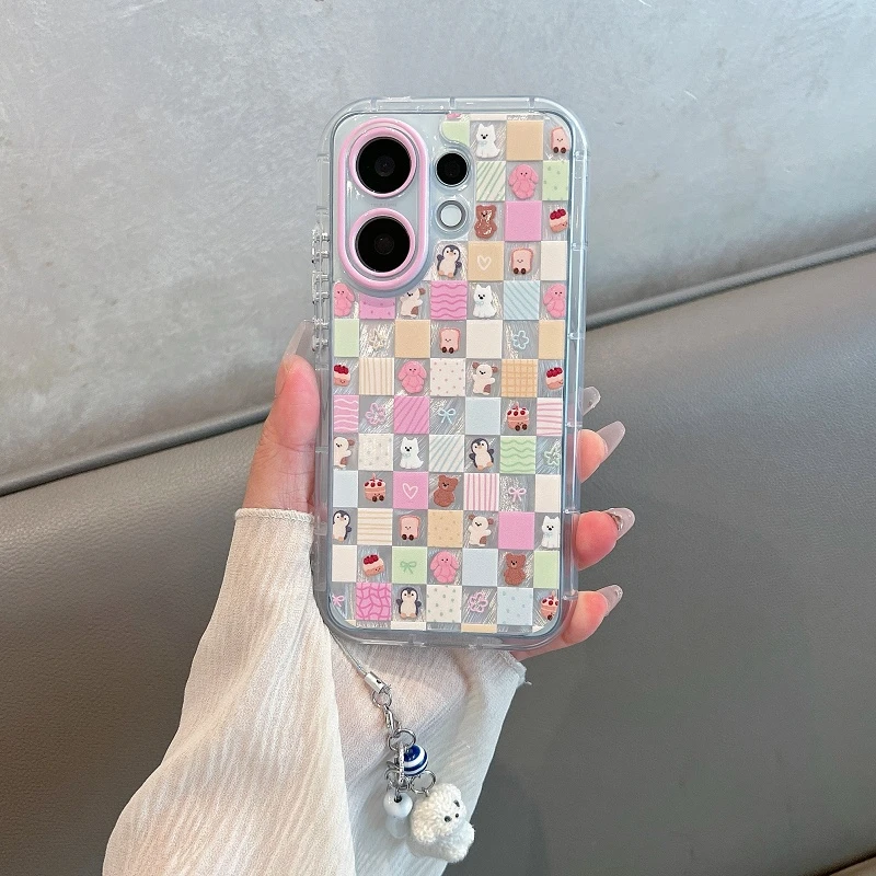 适用于vivos30手机壳新款s30promini方块可爱卡通全包防摔女款