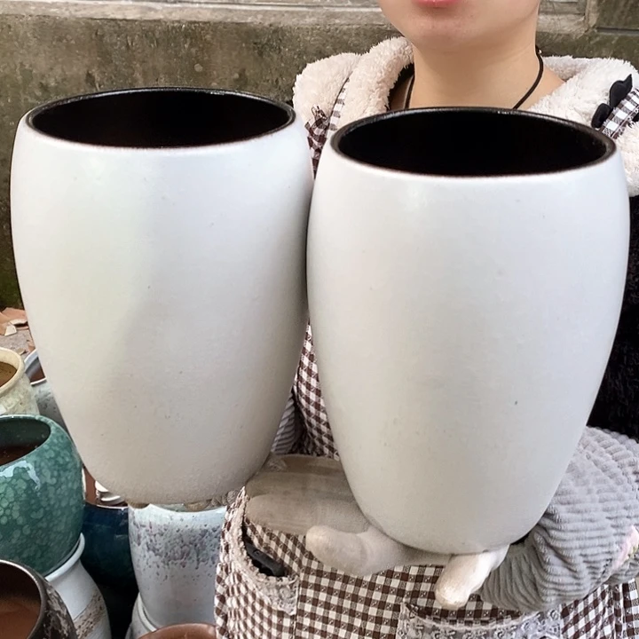 紫砂花盆正品口15高23