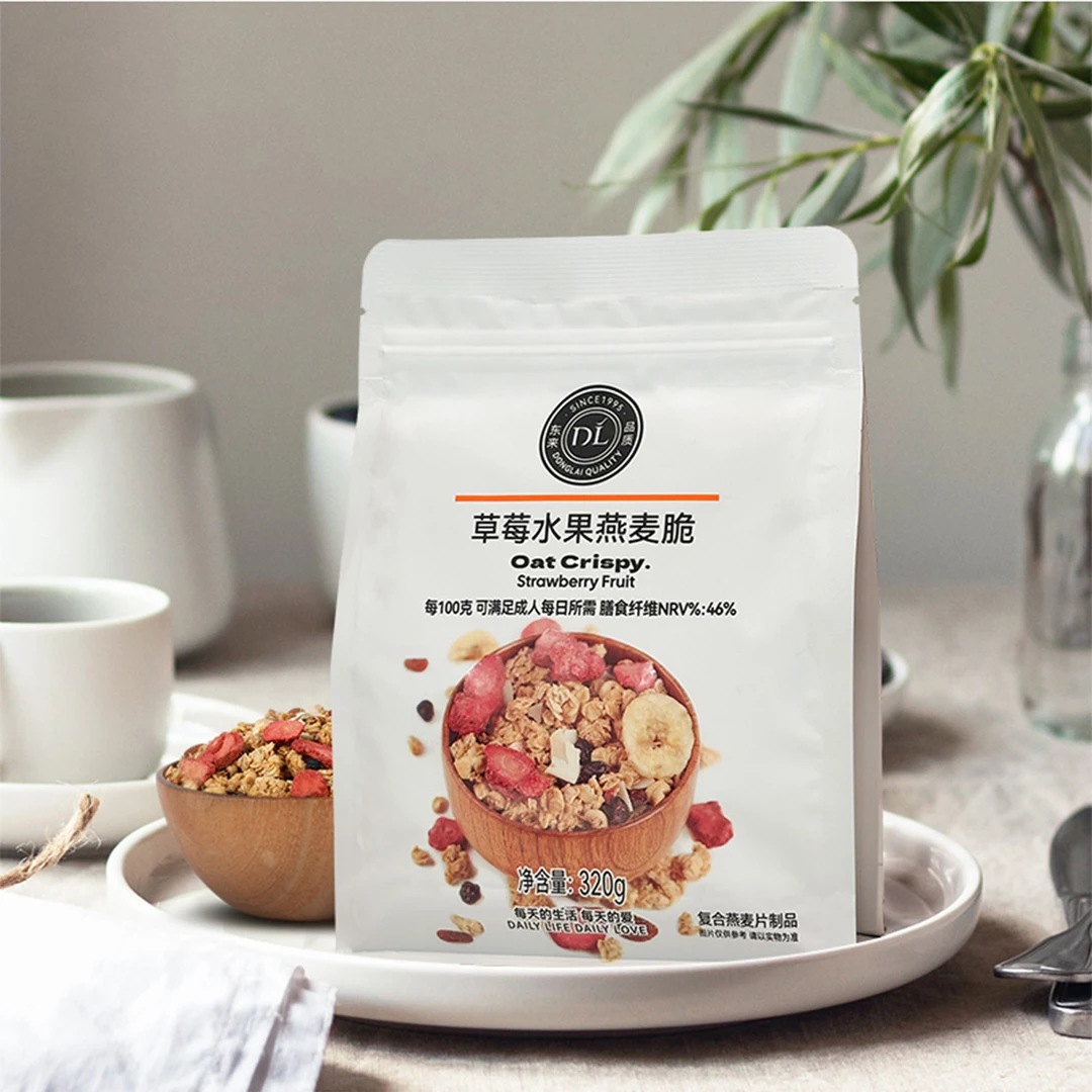 胖东来DL草莓水果燕麦脆320g*4包