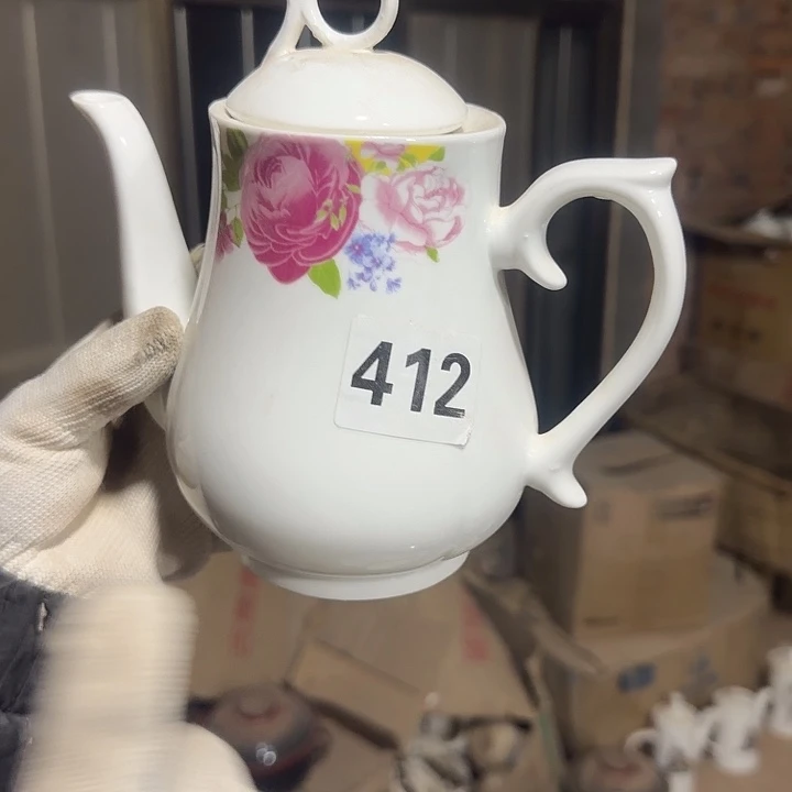 库存瓷片多空茶壶