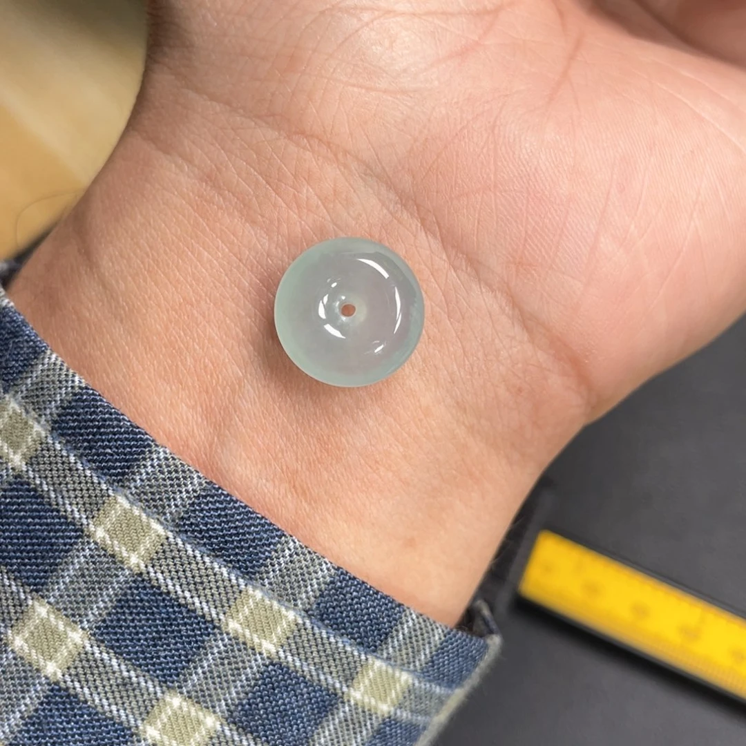 翡翠未镶嵌颈饰14.5+6.7